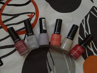 nails, swatch, provence, vintage rose, marmalade, bare bones, red carpet