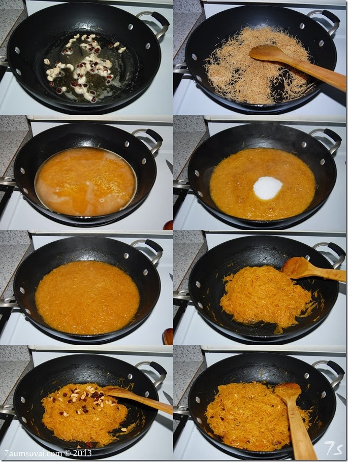 Semiya kesari process
