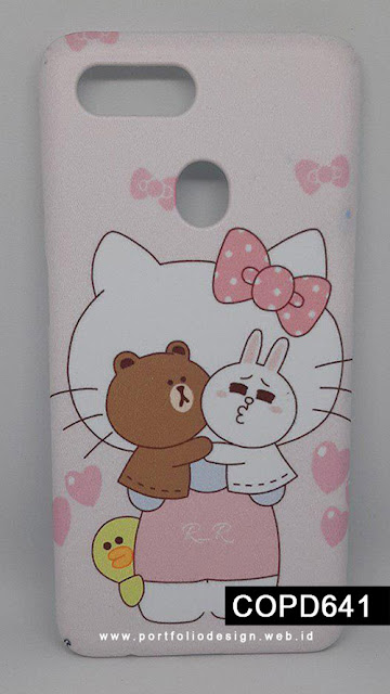 Casing Handphone Hello Kitty dan Line COPD641