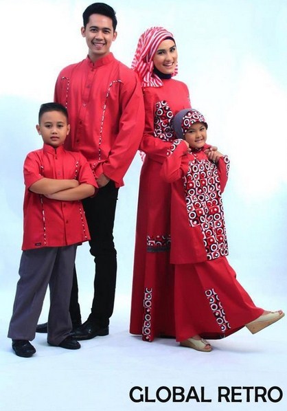 Contoh Busana Muslim Couple  Keluarga