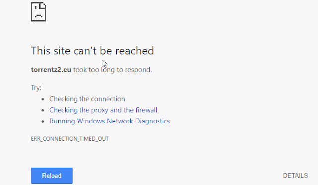 site cant be reached error