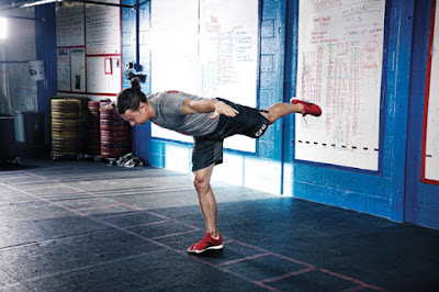 single-leg hip airplane