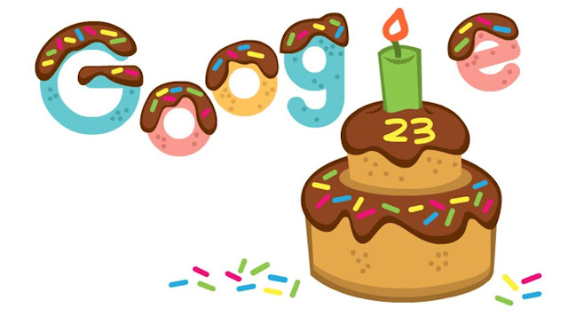 Its unique how GOOGLE celebrated its 23rd birthday.