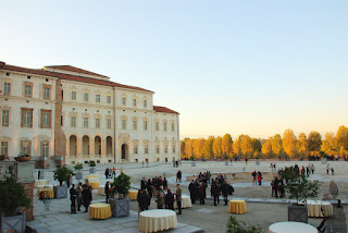 spettacolo di giochi d'acqua della Fontana del Cervo alla Reggia di Venaria