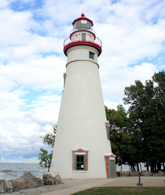 Marblehead Lighthouse on Shores of Lake Erie in Ohio