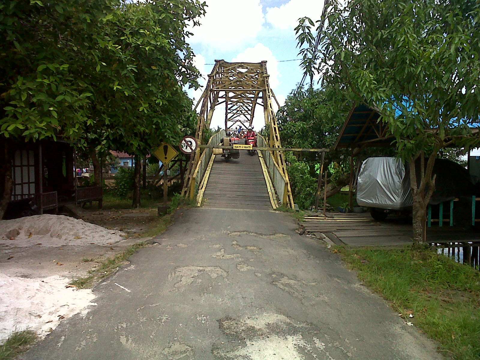  Jembatan  Konstruksi Bowstring Rangka  Batang Jembatan  Gantung 