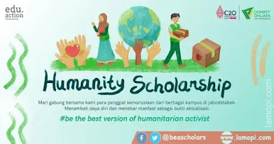 Pendaftaran Beasiswa S2 Humanity Scholarship 2022/2023