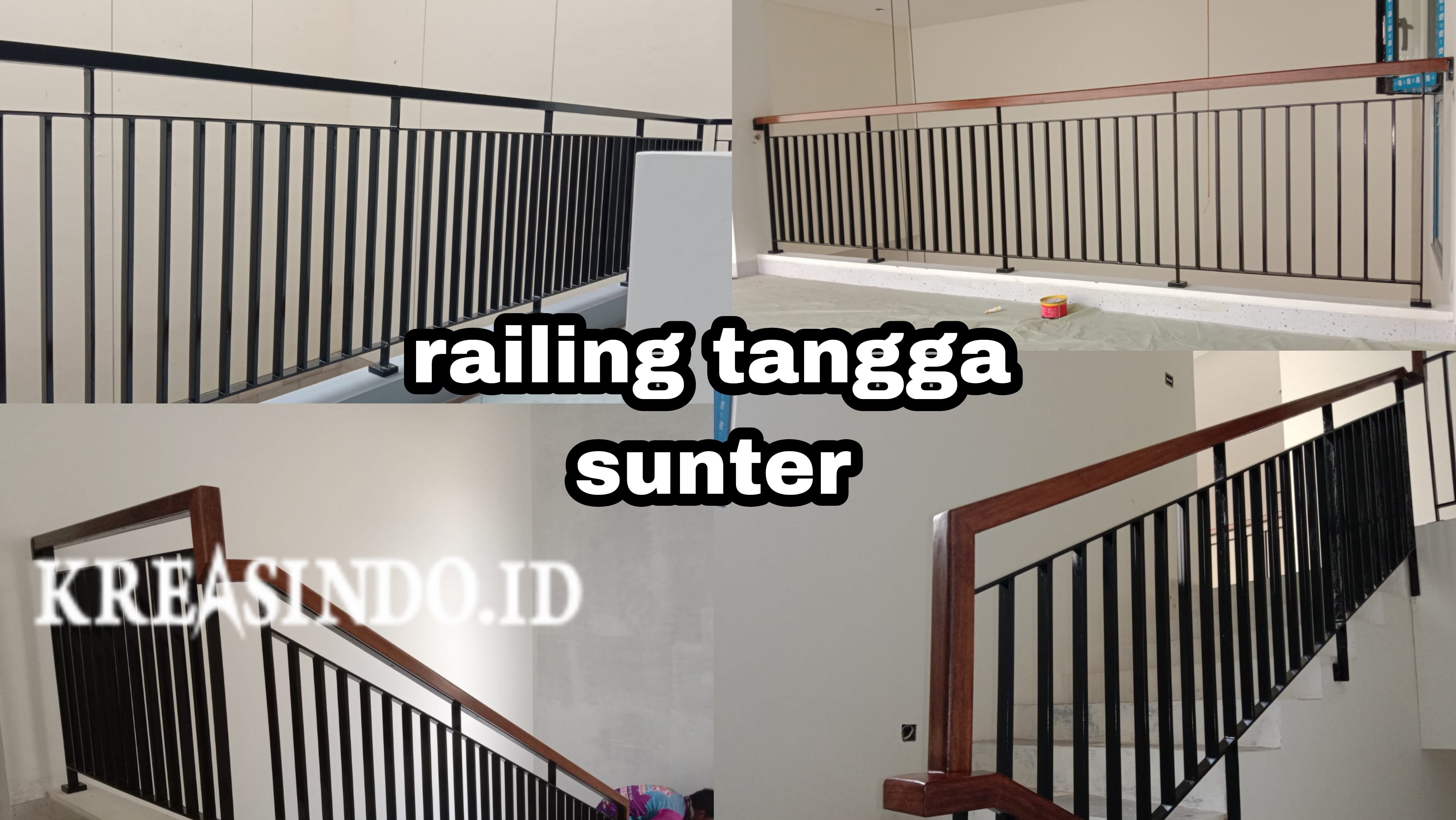 Railing Balkon Besi pesanan Bu Cristina Bu di Sunter Jakarta