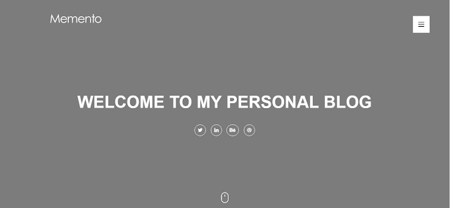 Memento Blogger Template Free Download 