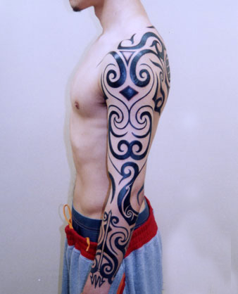 tribal half sleeve tattoos. Half Sleeve Tattoos Tribal.