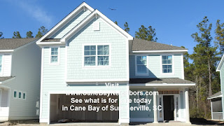 Under construction two-story home shaker front Summerville South Carolina