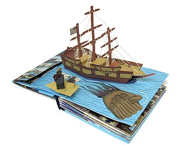 白鯨記立體書｜ Moby-Dick Pop-up Book