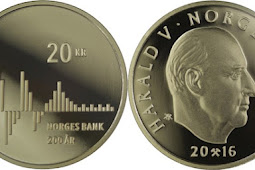 Norway 20 krone 2016 - Bicentenary of the Central Bank