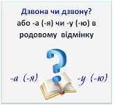 -А (-Я) чи -У (-Ю) в родовому відмінку