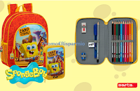 Concorso Mayoral : vinci gratis 3 set di zaino e astuccio di SpongeBob 