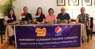 Pepsi-Cola Products Philippines, Inc. renews partnership with Pepper Lunch Philippines