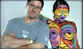 Picasso-Style Body Painting