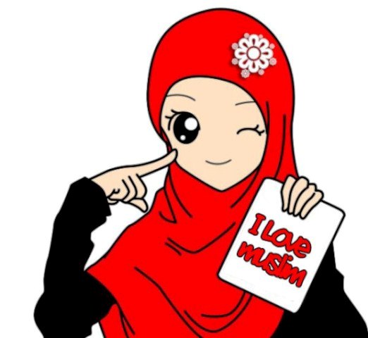  Gambar  Kartun  Anak  Perempuan  Muslimah  Pictures to Pin on 