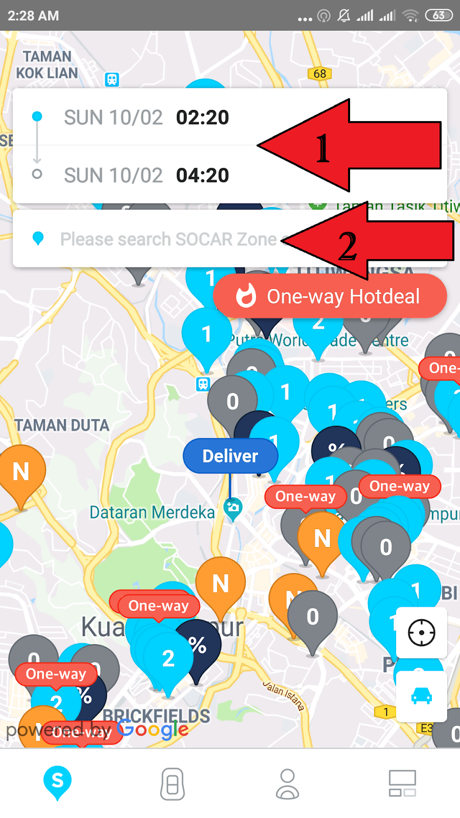  kereta sewa murah socar