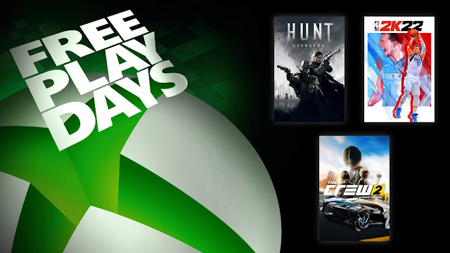 hunt showdown nba 2k22 crew 2 xbox live gold free play days event