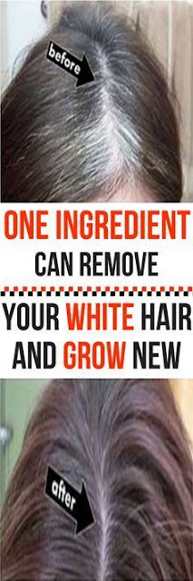 THIS ONE INGREDIENTS CAN REMOVE ALL YOUR WHITE HAIRS AND GROW NEW HAIR