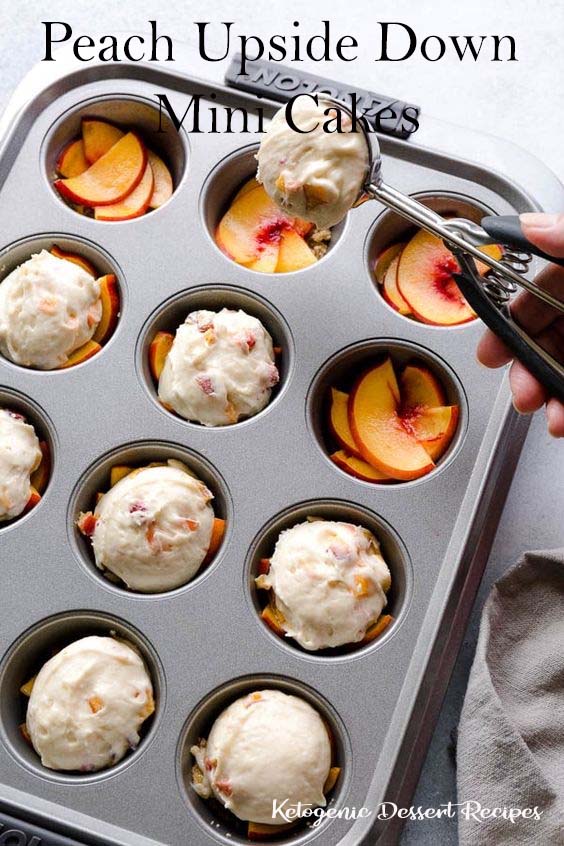 Peach Upside Down Mini Cakes