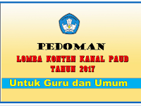 Lomba  tentang permainan mendidik dan lomba penyusunan buku cerita anak PAUD 2017