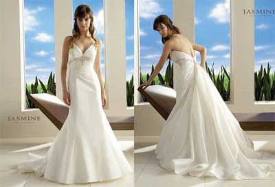 Embroidered Beautiful Wedding Gown