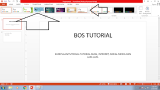 cara mengatur design layout slide presentasi power point 2013