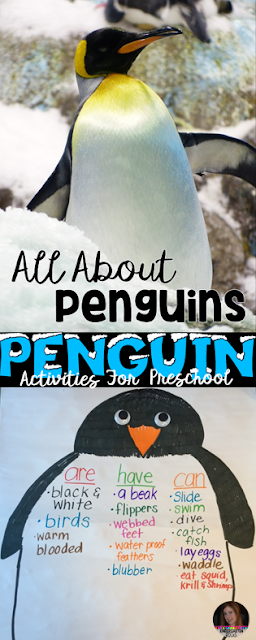 Penguin activities was created with preschool in mind. This unit would also work well in a kindergarten classroom. The boys and girls will learn important math, literacy and book comprehension concepts, strategies and skills through book/fact centered lessons and activities.