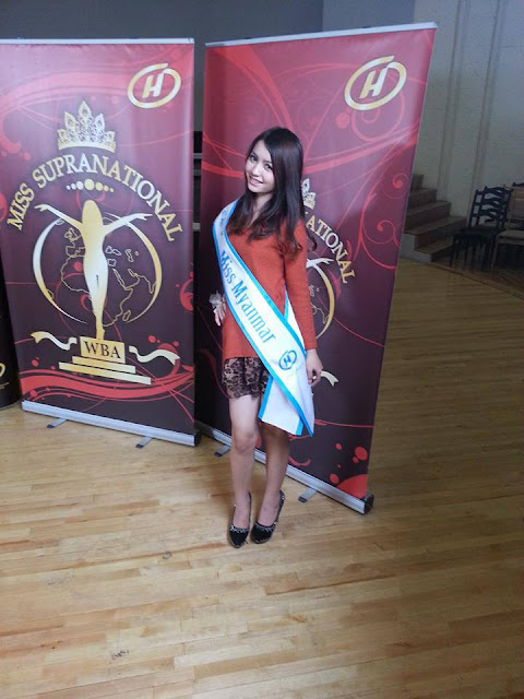 Miss  Supranational - Myanmar Girl Khin Wint Wah