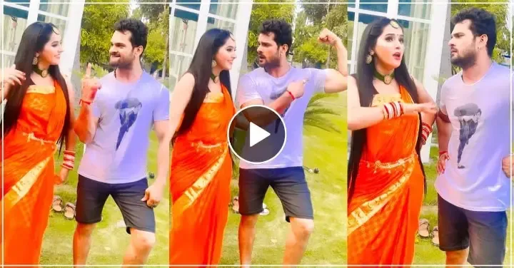 Bhojpuri star Khesari Lal dances with Shivani Singh