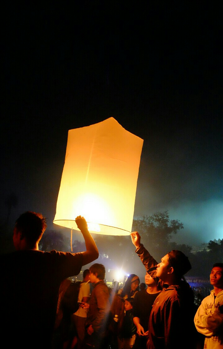 festival lampion di borobudur