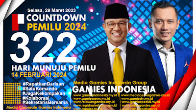 Update Countdown Pemilu 2024 Selasa, 28 Maret 2023