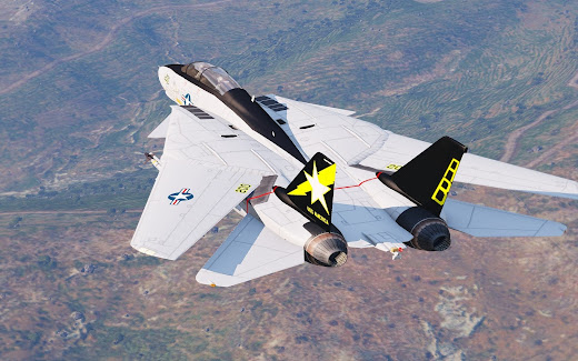 Arma3用F-14 MODのF-14A VF-14 Tophattersスキン