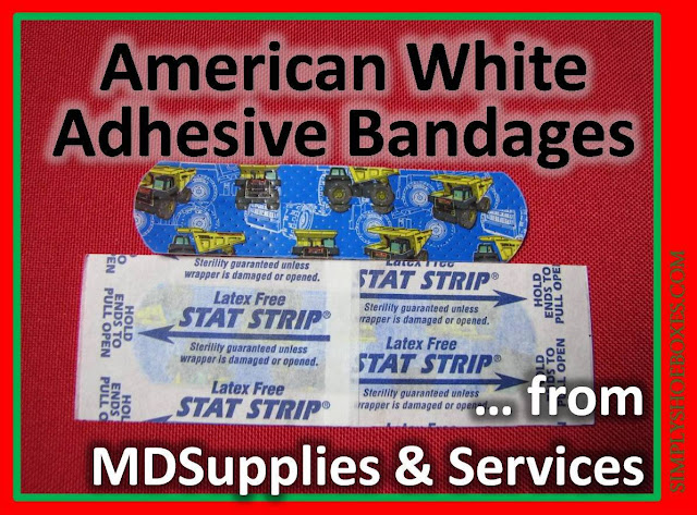 American White Cross Adhesive Bandages review.  Sold thru MDSupplies & Services.