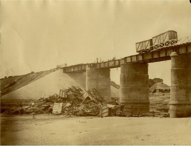 Telwa Bridge Accident, East India Railway - Circa 1870