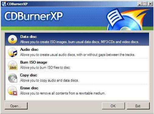 CD Burner XP Alternatif Pengganti Nero