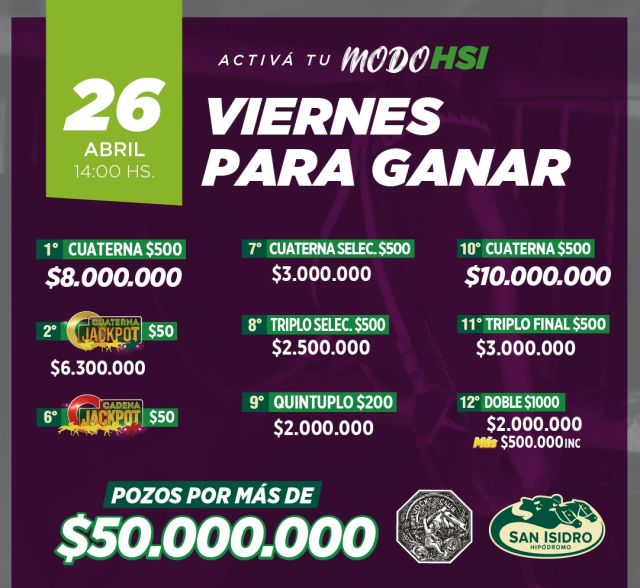 apuestas-hipodromo-san-isidro-viernes-26-abril