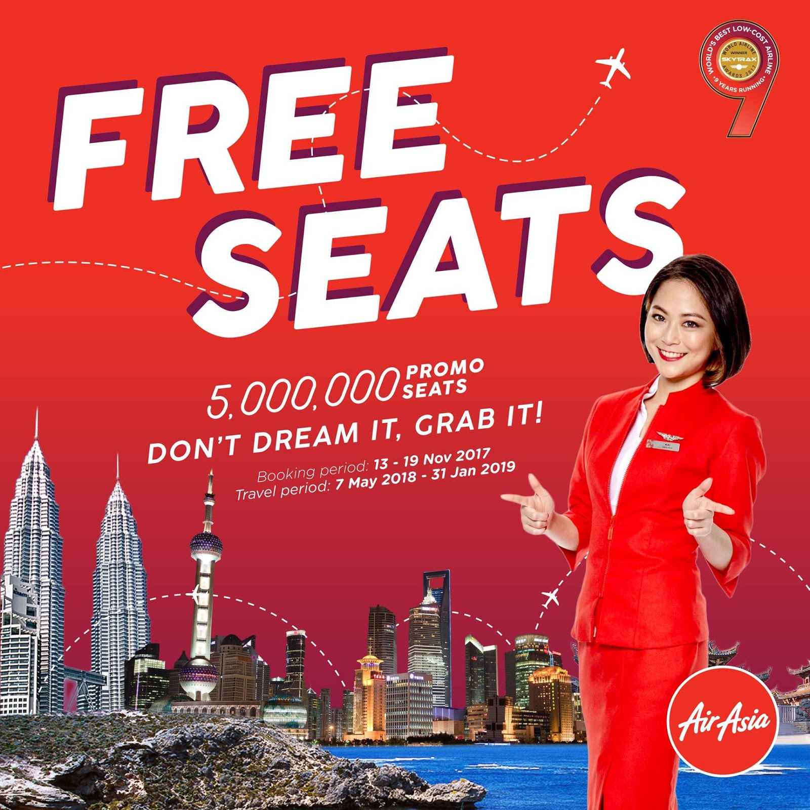 AirAsia FREE Seats Promo Ticket Price List Booking Until ...