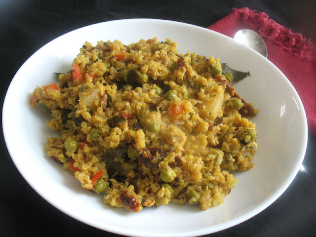 South Indian-Style Quinoa with Potato, Pumpkin and Tamarind