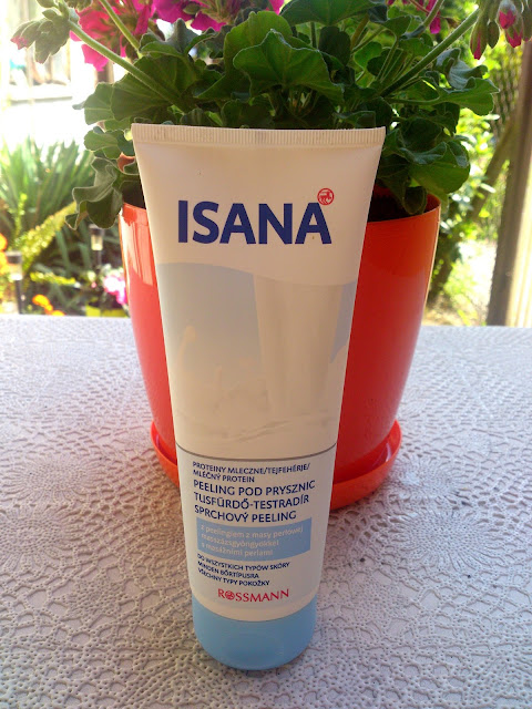 Isana, Peeling pod prysznic z proteinami mlecznymi 