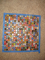 Beer bottle cap table top