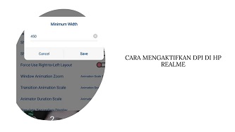Cara Mengaktifkan DPI di HP Realme