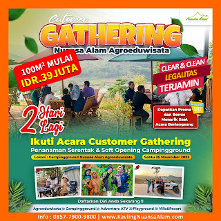 Customer Gathering kavling Nuansa Alam Agroeduwisata Bogor 251123 - kavlingnuansaalamdotcom - 085779009800