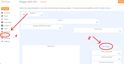 Adding Widgets to Blogger