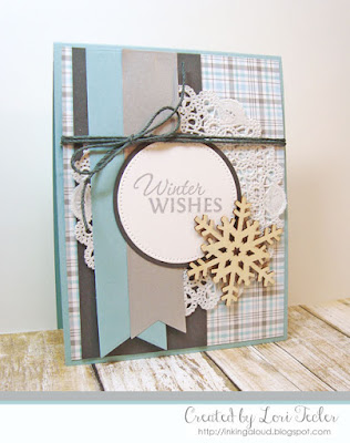 Winter Wishes card-designed by Lori Tecler/Inking Aloud-stamps from Verve Stamps