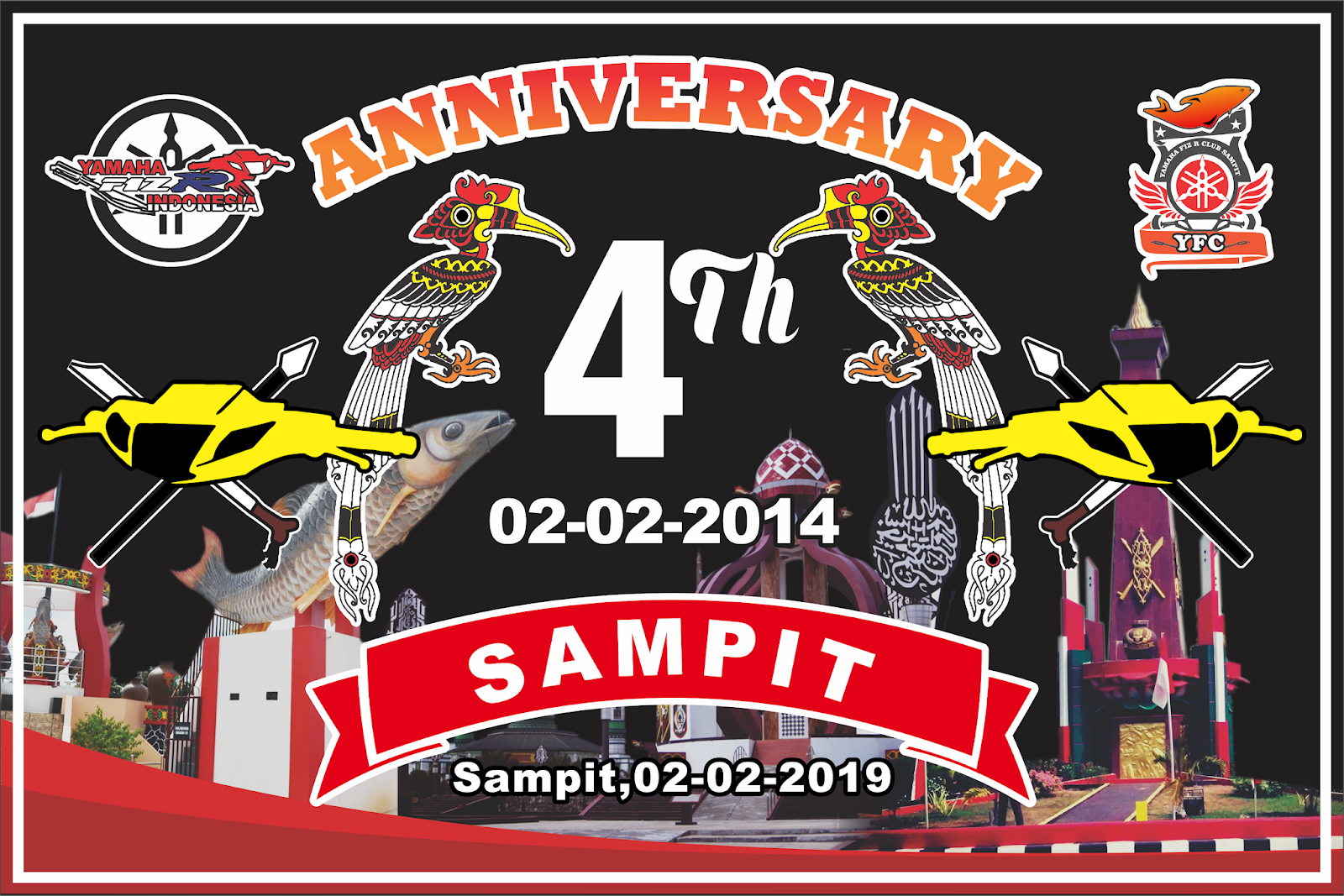 23 Tren Gaya Desain Spanduk Anniversary  Desain  Spanduk 