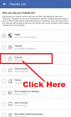 how to hide friend list on facebook messenger