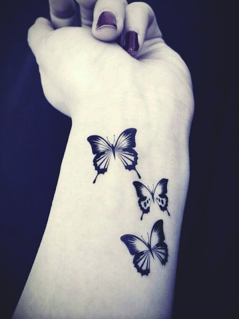 Tatuagens de borboletas para as mulheres 